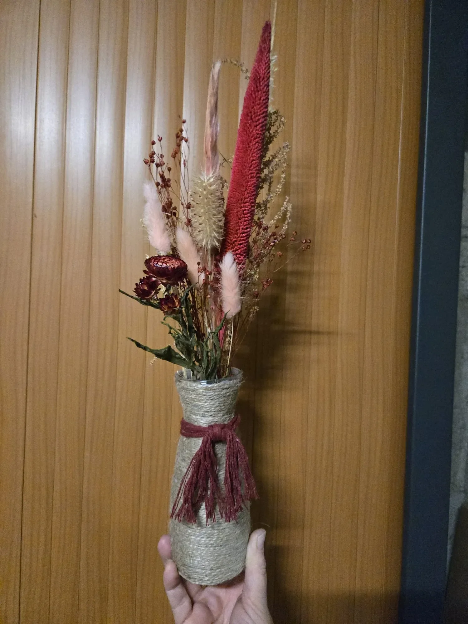 Composition petit vase