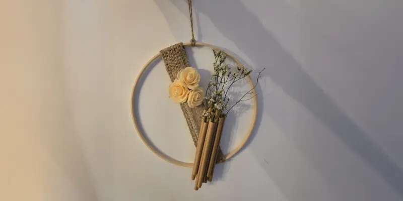 Décorations florales suspendues bamboo